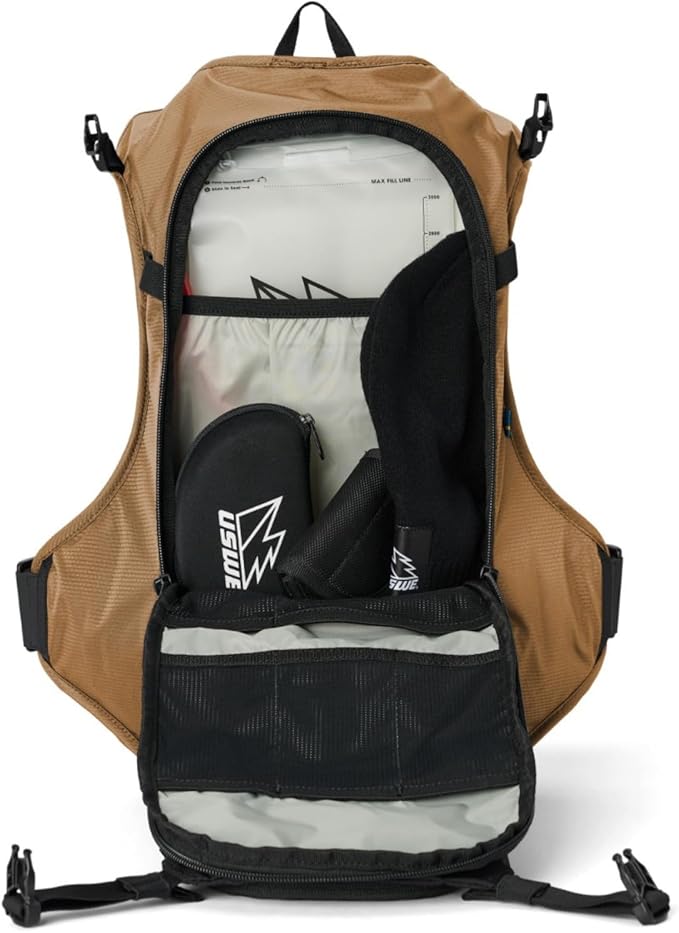 USWE MTB Hydro Hydration Pack with Hydration Bladder - Hydration Backpack for Cycling, Mountain Biking, E-MTB and Gravel Riding, Backpack with Water Bladder