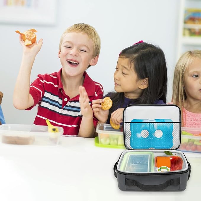 Healthy Packers Ice Packs for Lunch Boxes & Coolers - Freezer Packs - Original Cool Pack | Cooler Accessories for Beach, Camping & Fishing | Slim & Long-Lasting Reusable Ice Pack for Cooler