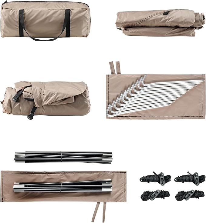 Spacious Waterproof 2-Person 3-Season Tent with Big Rain Fly – Versatile Outdoor Camping Tent for Hiking, Backpacking, and Festivals – Easy Setup & Durable Design