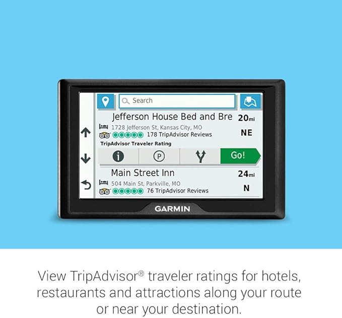 Garmin Drive 52, GPS Navigator with 5 inch Display, Simple On-Screen Menus and Easy-to-See Maps (Renewed)