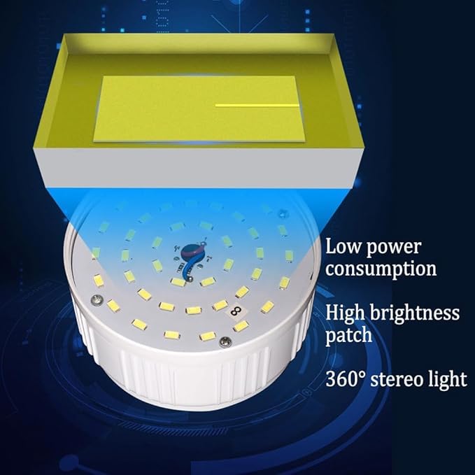 Solar Camping Lamp LED Tent Lights Waterproof Remote Control 4000mah 5 Mode USB Rechargeable Portable Lantern Blub Hanging for Home Indoor Outdoor Emergency Courtyard Power Outage 3 Pack