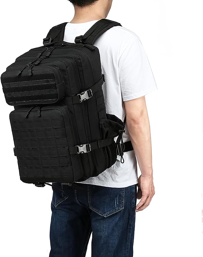 Military Tactical Backpack 45L/25L 3 Day Assault Pack Molle Daypack Hiking Backpack for Men and Women
