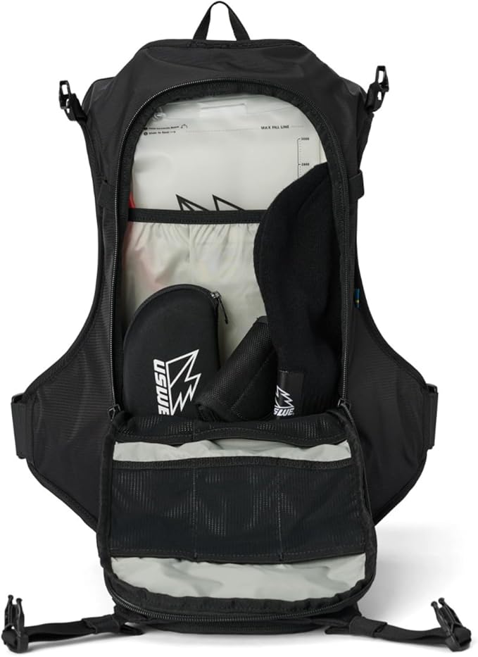 USWE MTB Hydro Hydration Pack with Hydration Bladder - Hydration Backpack for Cycling, Mountain Biking, E-MTB and Gravel Riding, Backpack with Water Bladder