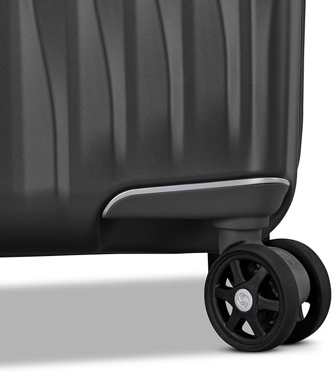 Samsonite UpLIFT X-Large Checked Hardside Luggage with Spinner Wheels - Airline-Approved, TSA Lock, Adjustable Handle System - Polycarbonate Hard Suitcase for Ultra Lightweight Travel - Phantom Black