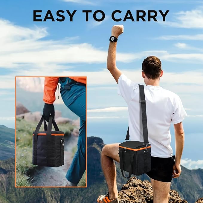 ZeroKor Portable Power Station Generator Carrying Case Compatible With R200 Power Stations (R200 Power Station Not Included) Travel Carrying for Outdoor Essentials