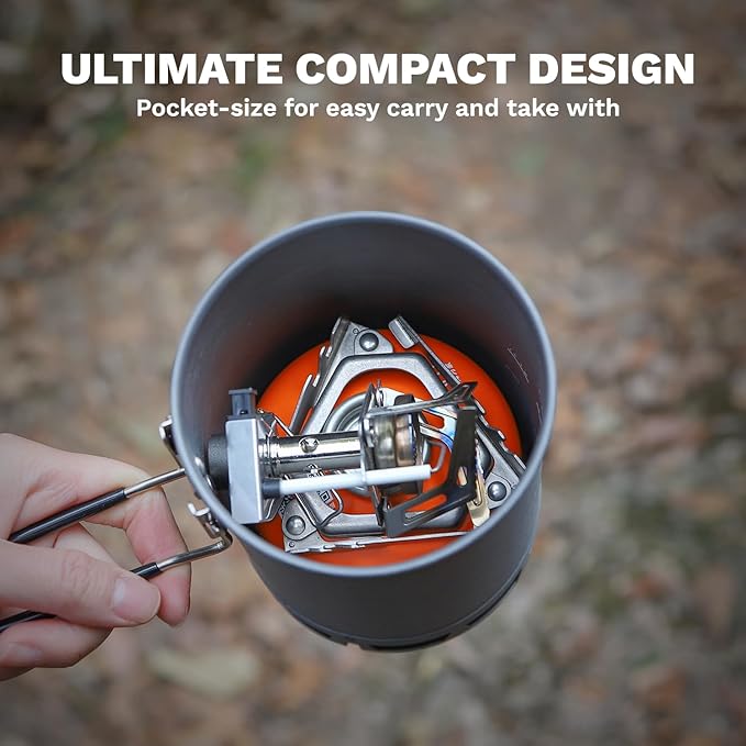 Fire-Maple Torch Gas Stove – Ultralight Backpacking Camping Stove, Built-in Piezo Ignition, Stainless Steel & Aluminum Alloy, Compact & Portable, Ideal for Hiking & Outdoor Cooking