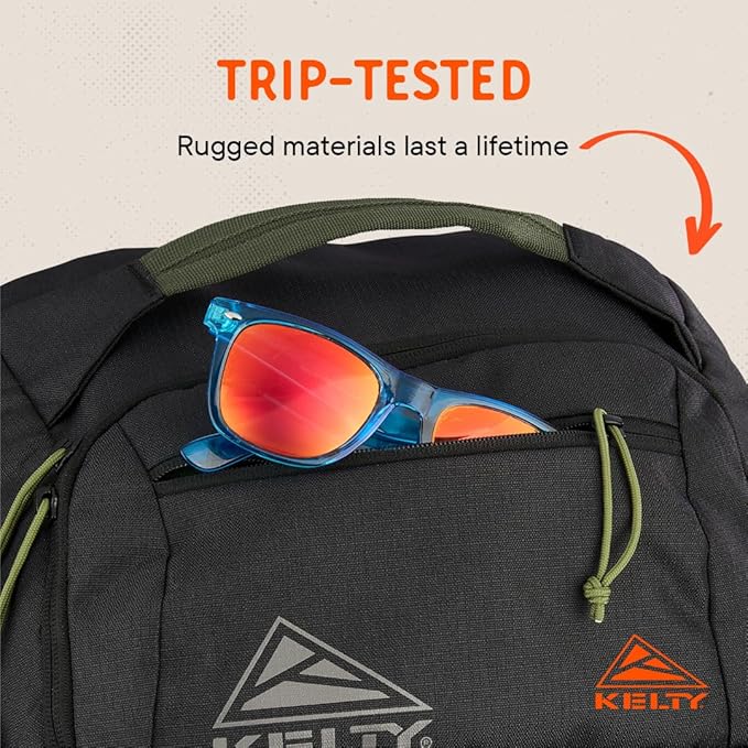 Kelty | Redwing Traveler Backpacks, Travel Pack for Adventure Travel | Burnt Olive & Black