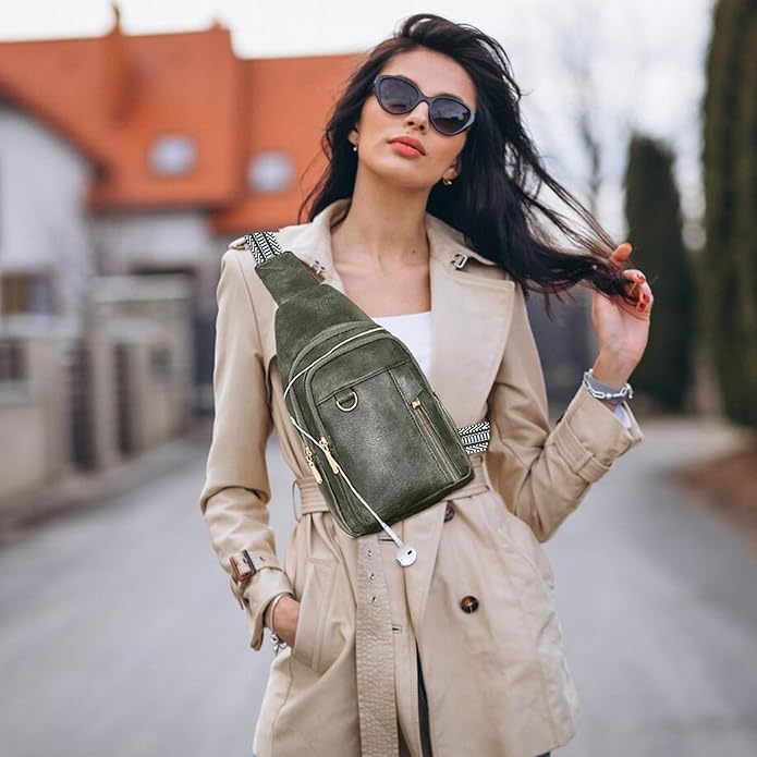 Cross Body Bags for Woman Men Sling Bag Chest Bag with Adjustable Strap Crossbody Handbags Women's Crossbody Bags