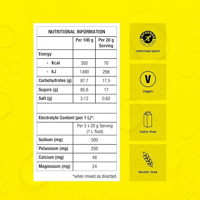 Precision Hydration Electrolyte Powder - No Artificial Ingredients, Multi Strength Hydration Packets - Individual Waterproof Servings - Gluten/Dairy Free, 10 Box (80 Packets, 500mg/L-Yellow)