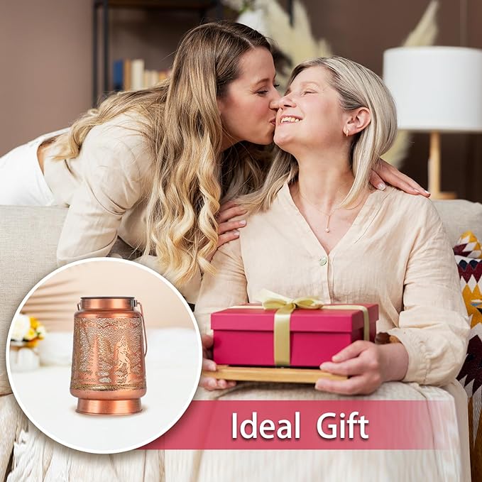 Bigfoot Solar Lanterns Outdoor Waterproof Hanging Solar Lights Big Foot Sasquatch Gifts for Men Women Metal Decorative LED Lanterns for Yard, Patio, Lawn, Tabletop, Pathway, Landscape, Garden Decor