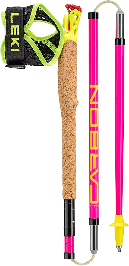 LEKI Ultratrail FX.One Carbon Collapsible Lightweight Trekking Poles for Hiking & Trail Running