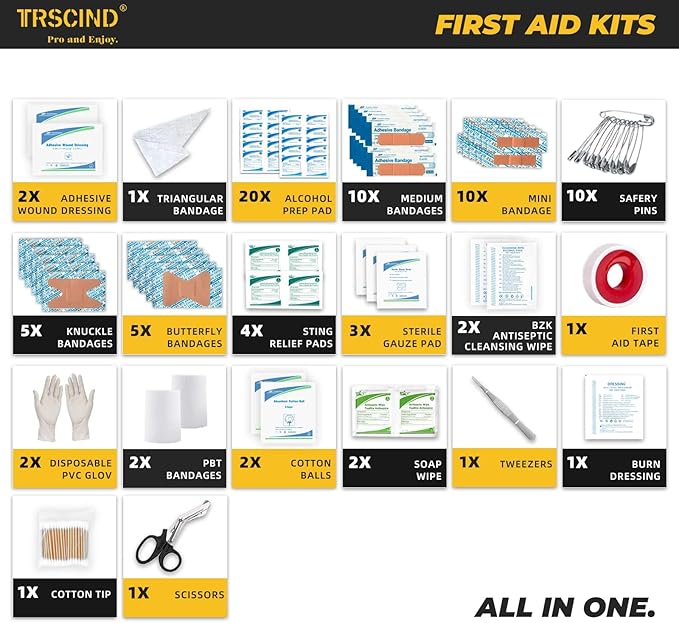 Gifts for Men Dad Husband - Christmas Stocking Stuffers, Birthday Gifts Idea for Him Boyfriend Man- Survival Kit 14 in 1, Survival Gear and Equipment, Fishing Hunting Camping Accessories, Cool Gadgets