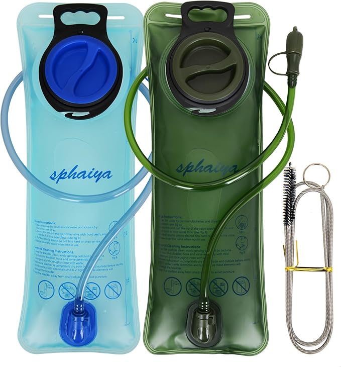 Hydration Bladder 2L-3L Water Storage Bag Reservoir,Military Hydration Pack Replacement for Hiking Biking Climbing Cycling Running Camping Backpack