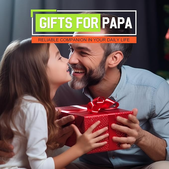 Papa Gifts for Fathers Day - Gifts for Papa, Papa's Gift from Granddaughter - Fathers Day Birthday Gift for Papa's, Grandparents Presents, Multitool Hammer