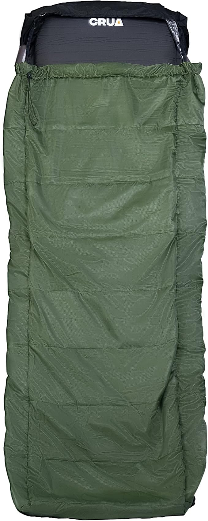Crua All-in-One Self Inflating Camping Mattress & Quilt Set – Camping Blanket and Self Inflating Mattress Sleep Set, Inflatable Bed with Zip Up Puffy Blanket