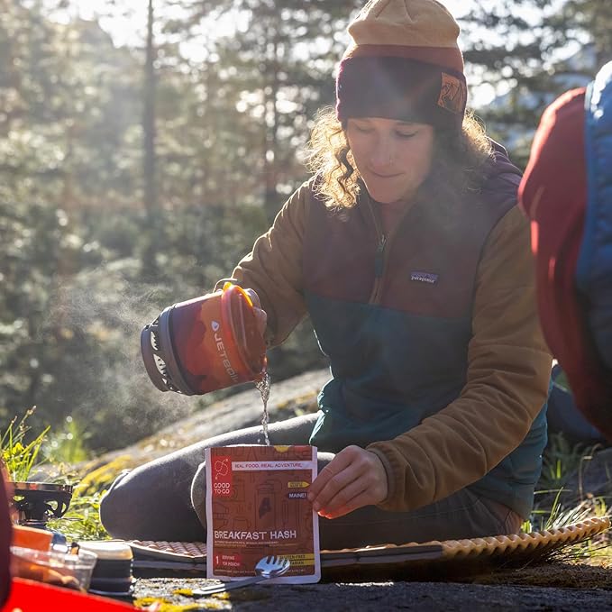 GOOD TO-GO Breakfast Hash (Single Serving) | Camping & Backpacking Food | Just Add Water Backpacking Meals | Good To-Go Dehydrated Meals Taste Better Than Freeze Dried Food