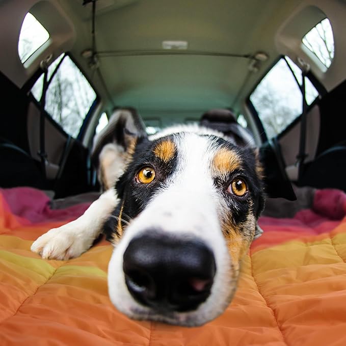 zzlamb Hooded Outdoor Blanket,Waterproof Camping Blanket Polar Fleece,Windproof Portable Warm for Stadium,Sports,Picnic,Beach,Car,Pets,56x75in Fiery Ridge Fade