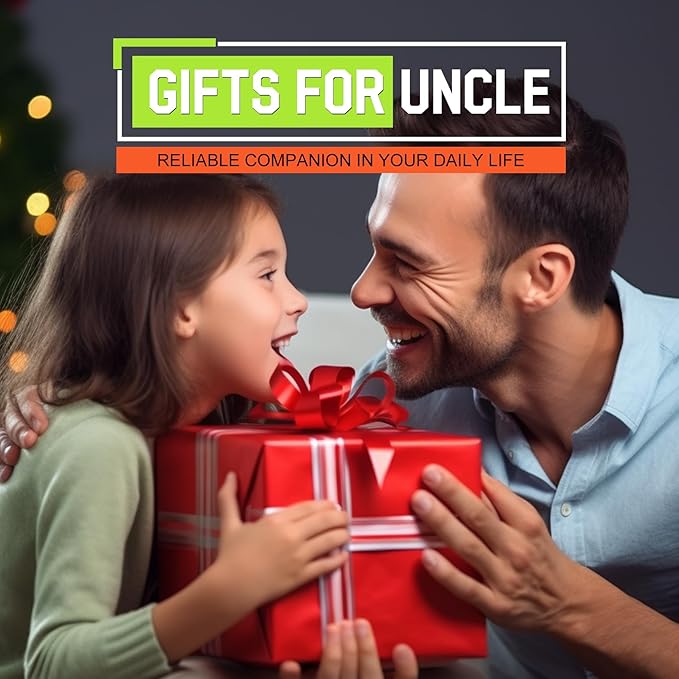 Uncle Gifts - Gifts for Uncle, Uncles Christmas Gift - Uncles Gift from Niece, Nephew, Fathers Day Birthday Presents- Best Uncle’s Presents, Multitool Hammer