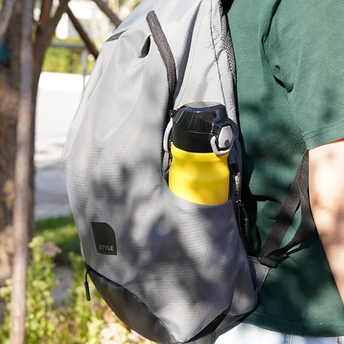 BJPKPK Stainless Steel Insulated Water Bottle With Straw Lid 18oz Reusable Metal Thermo Bottles Keep Cold And Hot,Rainbow