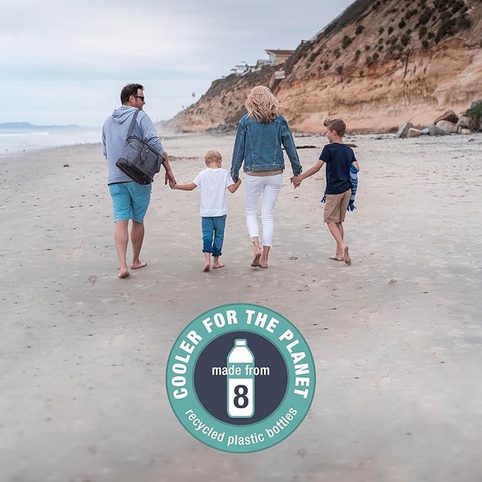 CleverMade Collapsible Insulated Cooler Bag – Leakproof Soft Folding Cooler for Beach, Travel, Car