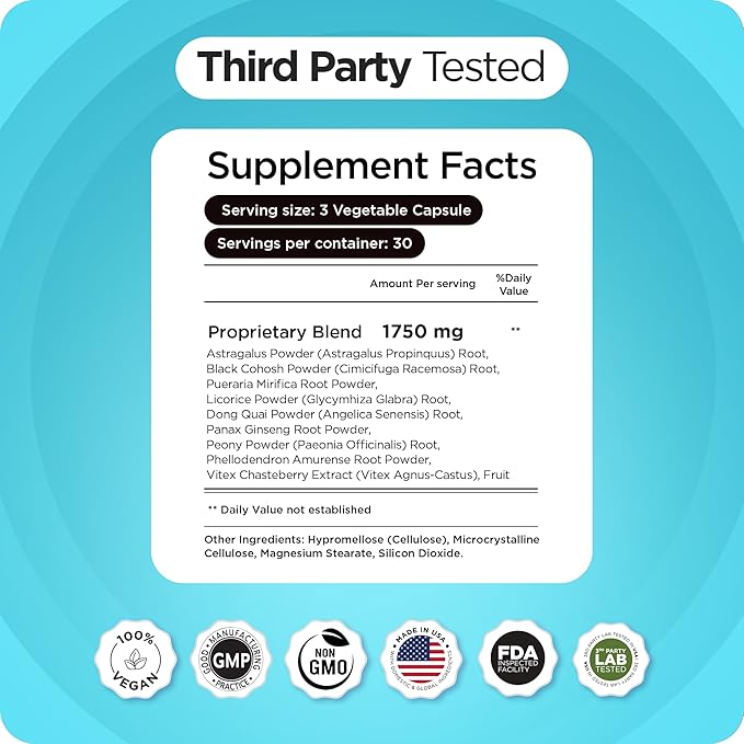 Vertigo Relief Supplement 1750mg, 90 Capsules - Natural Support for Motion Sickness, Dizziness, Tinnitus, Migraines, Inner Ear Balance