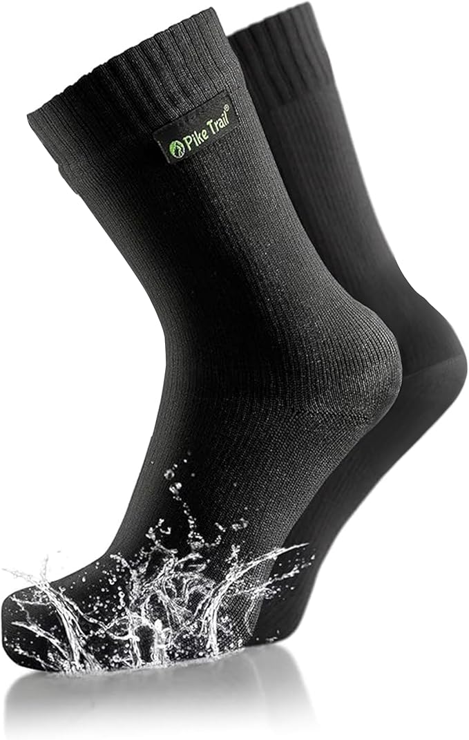 Pike Trail - Breathable, Waterproof Socks Ideal Hiking, Trekking, Wading, Fishing and Camping Essentials