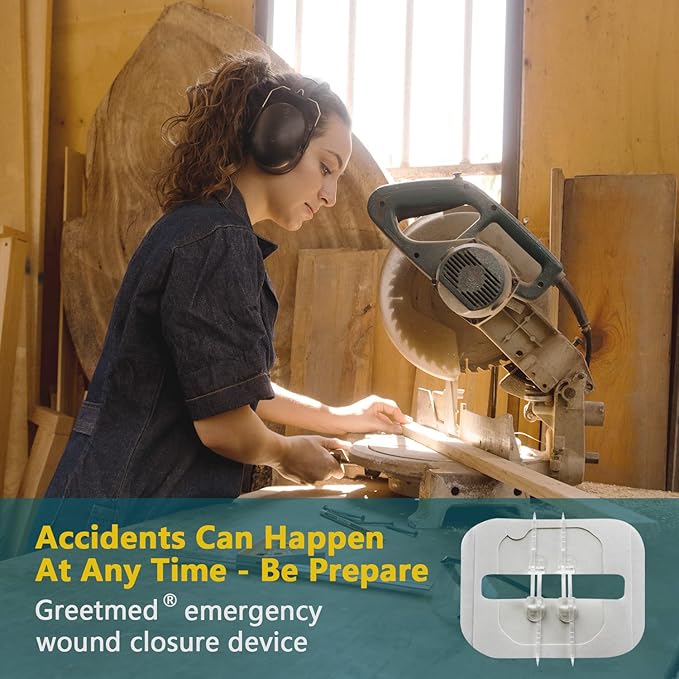 Zip Stitch Emergency Wound Closure Strips - 2Pcs Laceration Closure Kit Closures Repair Wounds Without Stitches - Butterfly Bandaids Bandages for Wounds