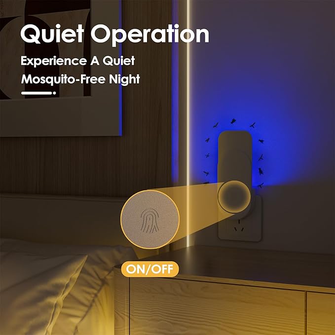 Flying Insect Trap, 2 in 1 Indoor Plug-in Fruit Fly Trap, 2 Trap White and 12 Glue Cards, Fruit Fly Traps for Gnat, Moth, Mosquito, Suitable for Every Part of The Home