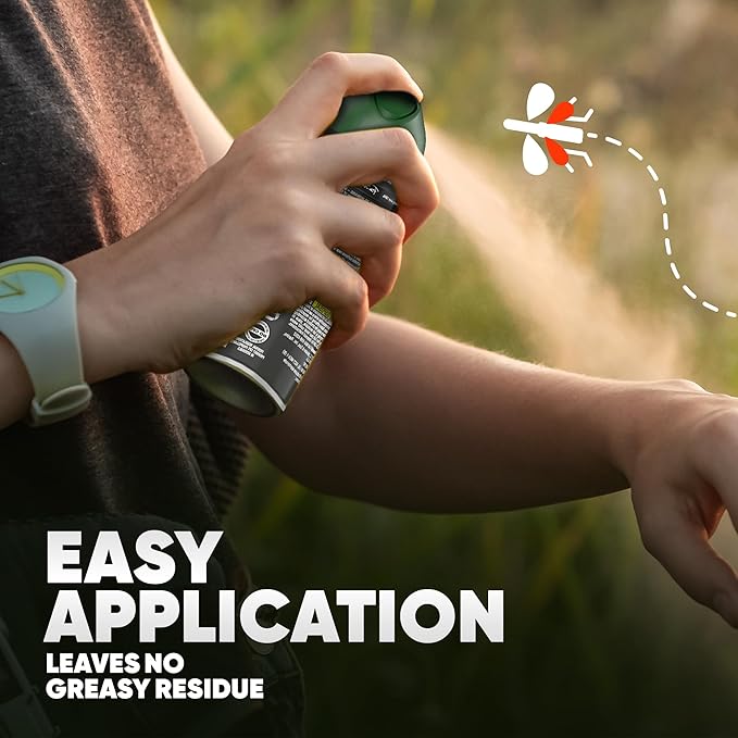 OFF! Deep Woods Insect Repellent Aerosol, Bug Spray with Long Lasting Protection from Ticks and Listed Bugs, 6 oz