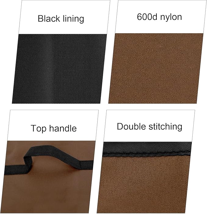 Cold Brew Coffee Maker Cover Drip Coffee Maker Lid Waterproof Antistatic Nylon Case for K-Duo Gen2/K-Cup Gen1 Hot & Iced Single Serve & Carafe Coffee Make 72oz (Brown)