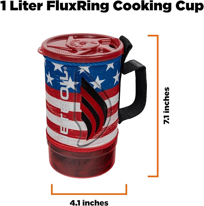 Jetboil Flash Camping and Backpacking Stove System, Portable Propane/Isobutane Burner with Cooking Cup for Outdoor Trips and Hiking