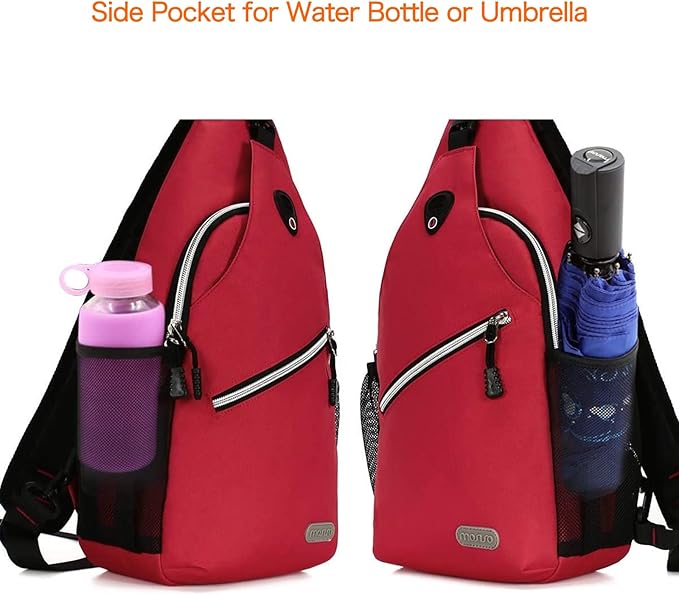 MOSISO Sling Backpack, Multipurpose Crossbody Shoulder Bag Travel Hiking Daypack