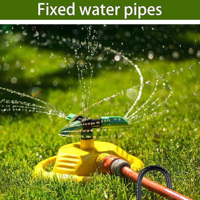 Rebar Stakes 12 Inch, Ground Stakes Heavy Duty J-Hook Black Coated Anti-Rust Heavy Duty Ground Anchors for Garden Dog Fence Chicken Coop Christmas Decorations Deer Fence 30pcs