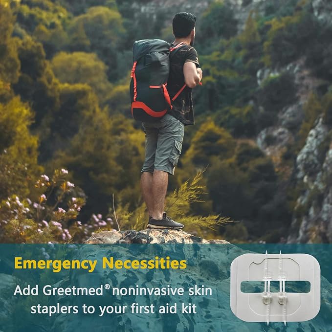 Zip Stitch Emergency Wound Closure Strips - 2Pcs Laceration Closure Kit Closures Repair Wounds Without Stitches - Butterfly Bandaids Bandages for Wounds