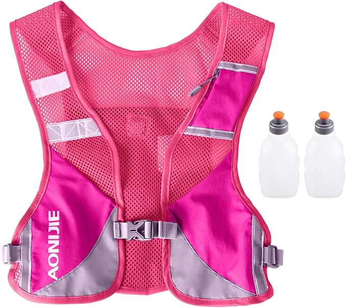 Azarxis Running Water Bottles Flask BPA Free Leakproof Hydration Vest Packs Waist Belt Replacement for Triathlon Marathon Hiking Cycling Climbing Runner