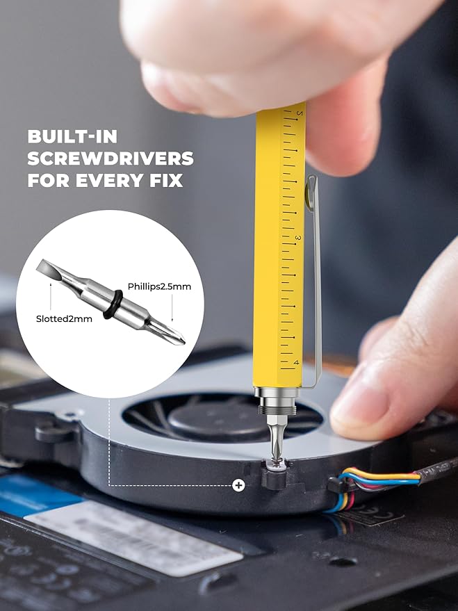 Stocking Stuffers for Men Multitool Pen - Mens Gifts for Christmas Unique White Elephant Gifts for Adults Useful, Birthday Gift Ideas for Dads Grandpas Who Want Nothing, Cool Gadgets EDC Tools for Men