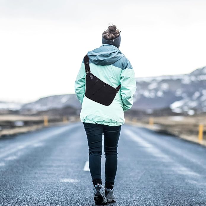 Sling Bag Cross Body Bag, Anti Theft Crossbody Bags for Travel Lightweight Chest Shoulder Bags for Women Men