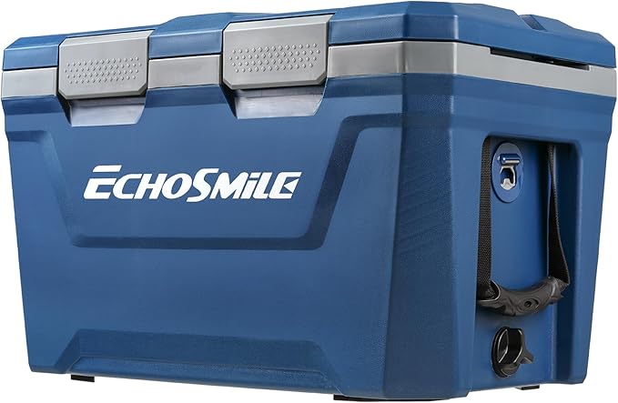 EchoSmile Ultra-Light Hard Cooler 35L/37qt, Outdoor Insulated Ice Chest Box