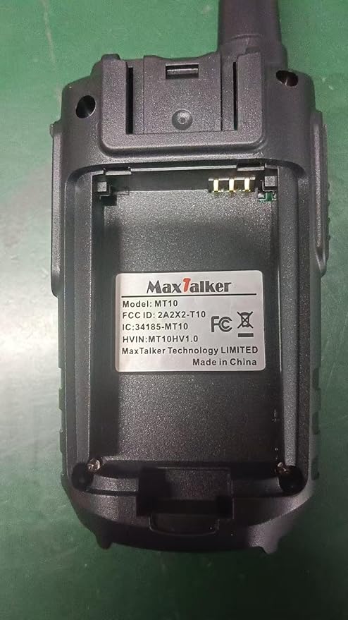 Walkie Talkies Long Range for Adult, MT10 Rechargeable Walkie Talkies FRS Two Way Radio, NOAA, 1200mAh Li-ion Battery USB-C Cable, LED Flashlight, VOX Walkie Talkie for Hiking Camping 2Pack