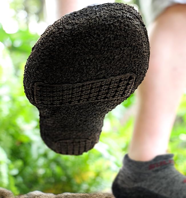 BULLIANT Men Slipper Socks,Grip Socks Hiking Water Shoes Barefoot Shoes for Outdoor Walking Exercises