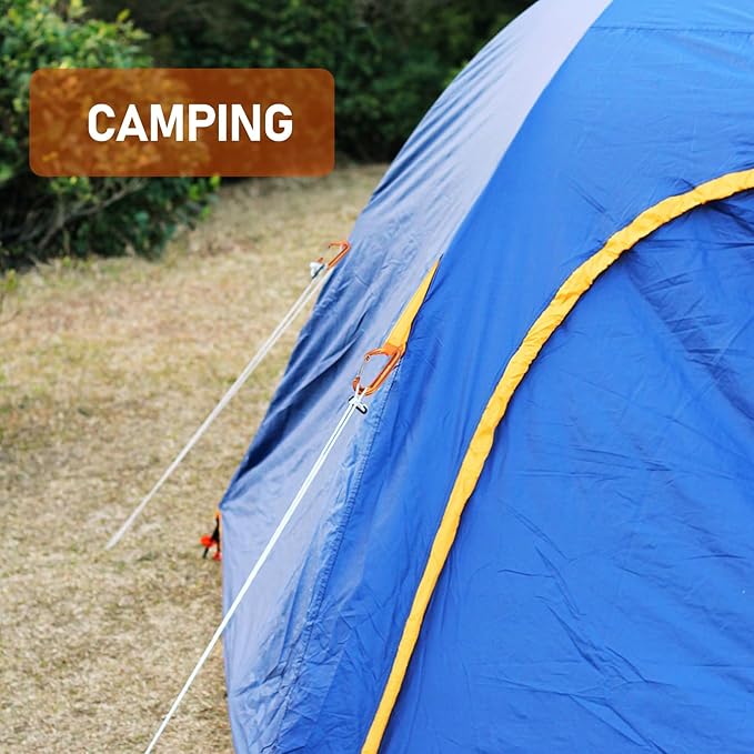 Carabiner Clips Heavy Duty 12kN (2697 lbs)-Lightweight Locking Carabiners for Camping, Hiking, Hammock, Dog Leash Harness, Outdoor and Gym etc, Keychains& Utility