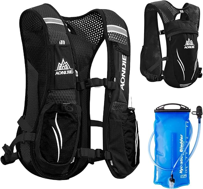 YAPJEB Hydration Vest - 5L Running Water Backpack for Trail, Marathon, Cycling, Hiking - Outdoors Pack