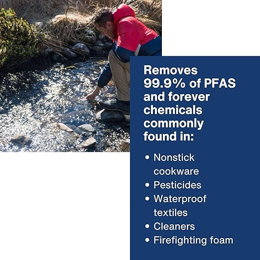 Campbell Ultrafiltration+ On the Go Filter Straw - Reusable, Dishwasher Safe for Hiking, Camping, Travel - Removes 99.9% Water Contaminants, Compatible with Most Mugs, Tumblers, or Most Bottles