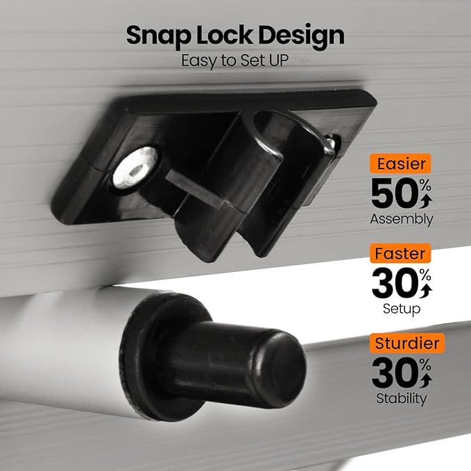 Portable Camping Table with Adjustable Legs, Lightweight Aluminum Folding Table Foldable Table for Outdoor Cooking, Picnic, Beach, Backyards, Rectangular