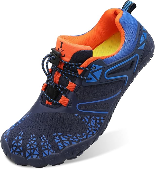 L-RUN Barefoot Water Shoes Women Mens Aqua Sock Athletic Hiking Water Sports Shoes for Swim Beach Pool Sand Diving Walking