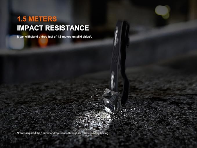 Fenix HL45R 1000 Lumen Adjustable Beam Headlamp, Rechargeable, AAA Dual Fuel, Gesture Sensing, Floodlight,Spotlight, Red Light with EdisonBright Battery Carrying case