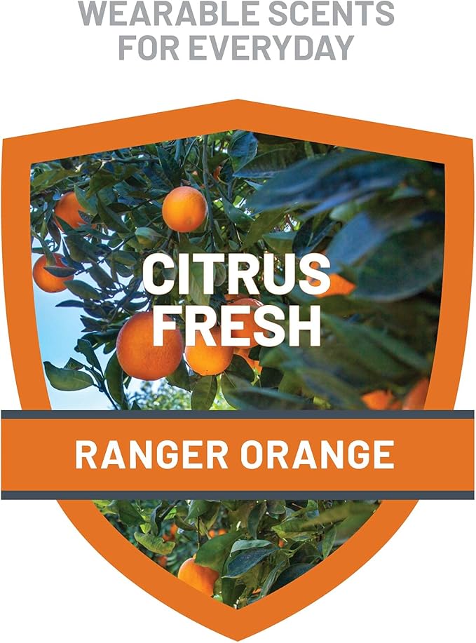 Ranger Ready Picaridin 20% Tick & Insect Repellent, Ranger Orange Scent Deet-Free Bug Spray, Travel Size 3.4 Oz. (Pack of 2)