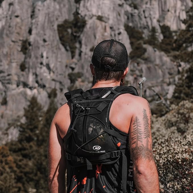 Orange Mud Endurance Pack V3.0 Running Vest – 2L Hydration Backpack for Trail Running, Hiking & Cycling – Lightweight, Breathable Mesh, Gear Pockets, Trekking Pole Loops