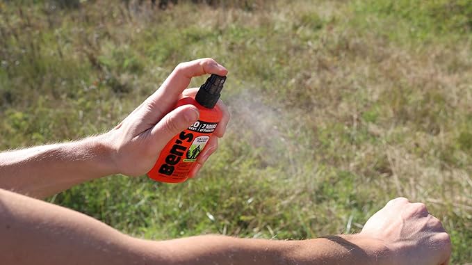 Ben's Tick & Insect Repellent - Travel Size Bug Spray with 30% DEET for Mosquitoes, Ticks & More - Up to 7 Hours of Protection - Fragrance-Free - 3.4 Fl Oz (4 Pack)
