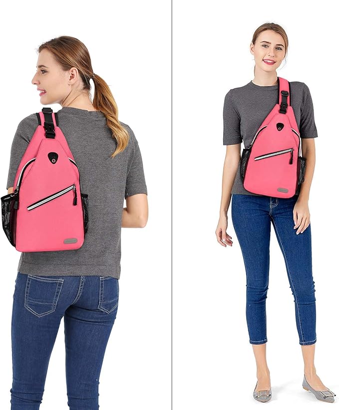 MOSISO Sling Backpack, Multipurpose Crossbody Shoulder Bag Travel Hiking Daypack